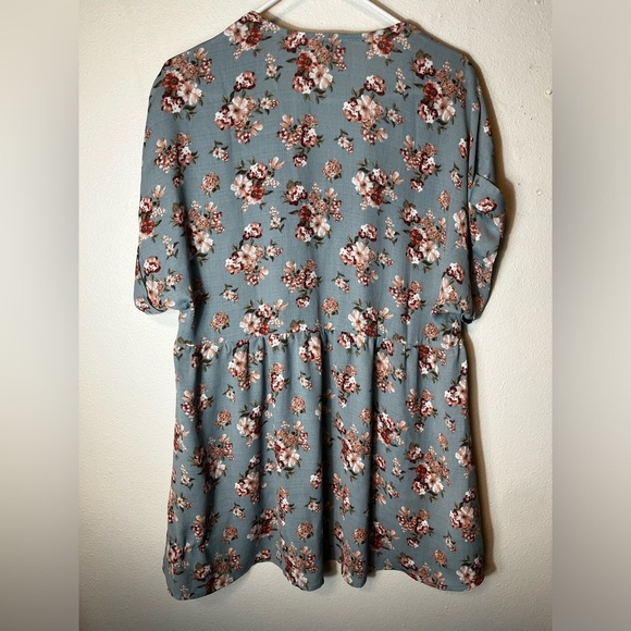 Show me Your Mumu Odessa Babydoll Style Pearl Button Down Mini Dress Size S - Picture 3 of 5